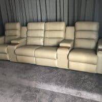 HT Nova in mushroom leather with timber trays