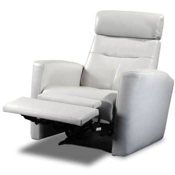 White Leather Recliner