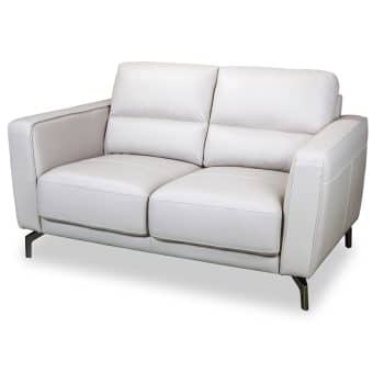 Hollywood 2 seater in Ivory leather