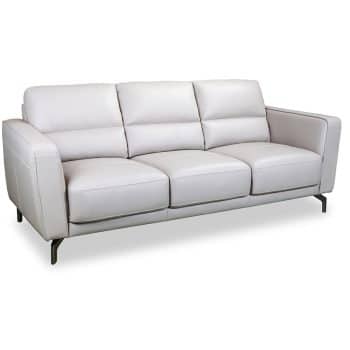 Hollywood 3 seater in Ivory leather