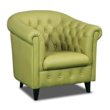 Spencer Lime Tub Leather Chair