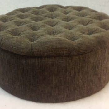 Diamond Button Top Ottoman