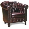 Spencer Leather Chesterfield Tub Chair