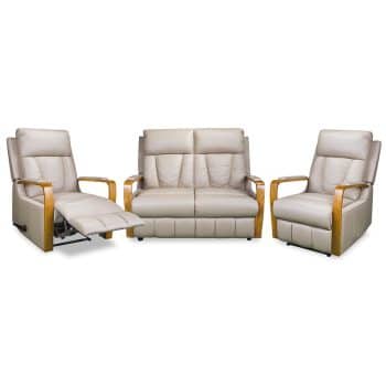 3176 recliner suite in cobblestone leather