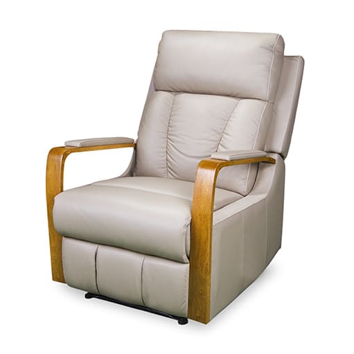 Small Recliner Chairs 3176 Brisbane, Narrow Leather Recliner