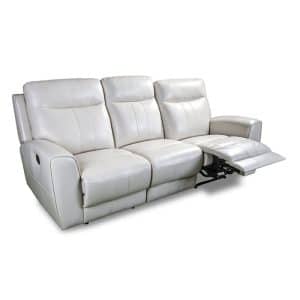 3180 3 seater in white leather Brisbane