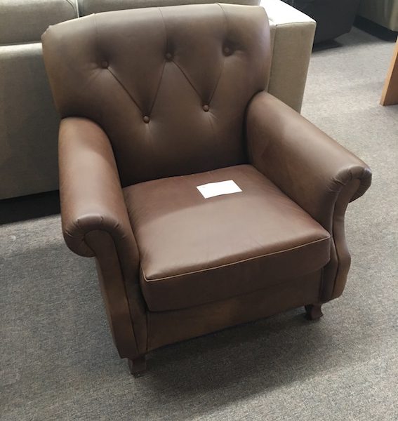 Leather Occasional Chair Clearance Earl Chesterfields Brisbane