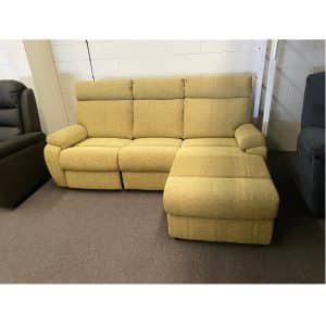 R3178 Electric Recliner with chaise in Warwick Fabric