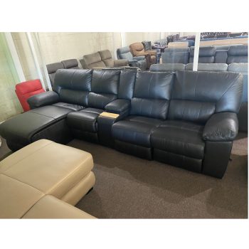 R3135 Er plus Chaise in black leather